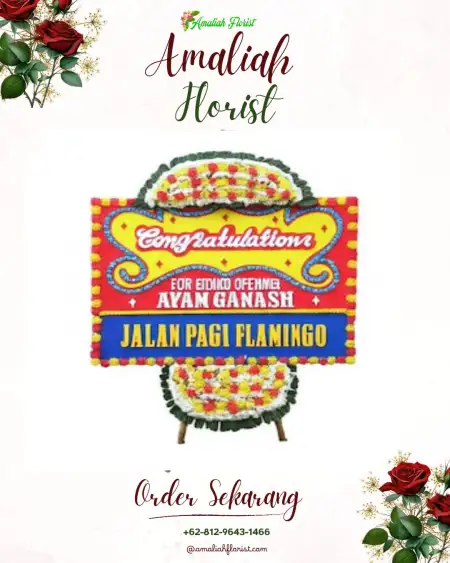 Sewa Papan Bunga Menou